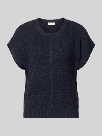 Freequent Strickshirt mit Kapp&auml;rmeln Modell Estapper in Marine, Gr&ouml;&szlig;e XXL