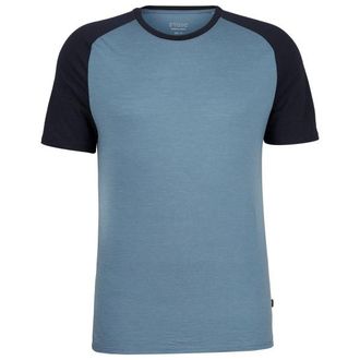 Stoic Merino155 LaholmSt. Raglan Shirt Merinoshirt f&uuml;r Herren | blau