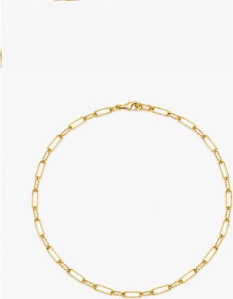 Yoj Molten Link Chain Necklace In Gold at Nordstrom