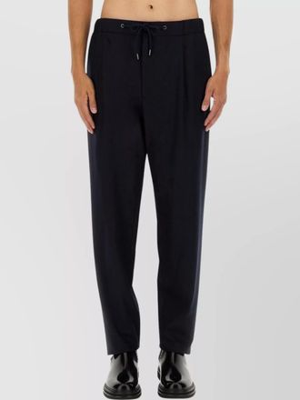 Giorgio Armani trousers featuring elastic waistband and pockets