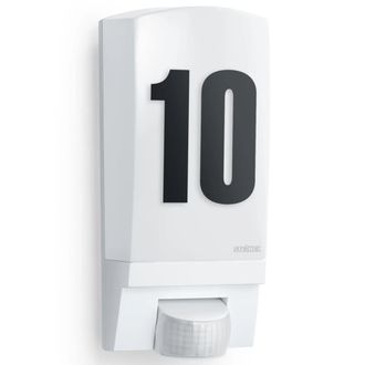 Steinel Luz Con Sensor De Exterior L 1 N&uacute;mero De Casa Blanco