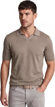 Thomas Maine katoenen Thomas Maine polo bruin effen normale fit