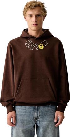 Barrow Felpa con cappuccio con stampa orsetto - - Sweatshirts & Hoodies - Uomo - Marrone - M