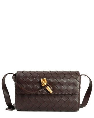 Tiffany & Fred Hand-Woven Leather Shoulder Bag