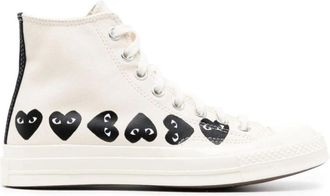 Comme Des Gar&ccedil;ons White Chuk Taylor Sneakers