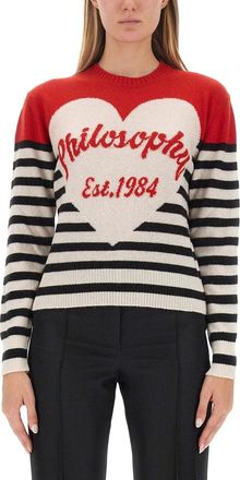 Alberta Ferretti Jersey With Logo-Donna