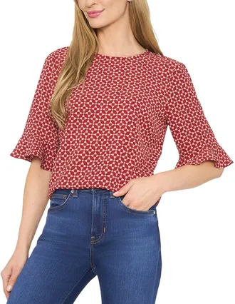 CeCe by Cynthia Steffe Cece Ruff Cuff Blouse