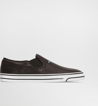 Dolce & Gabbana Dg Sailing Sneakers In Deerskin - Man Sneakers Brown 41.5