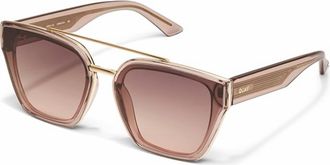 Quay Womens Sweet Talker Sunglasses In Doe/brown Fawn