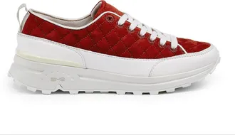 Bussola Womens Brianna Round Toe Sneakers In Brick Red