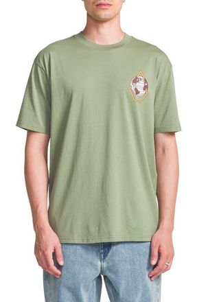 Volcom Globular Cotton Graphic T-Shirt in Brolive at Nordstrom, Size X-Large
