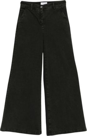 Via Masini 80 Wide-leg Broeken - Dames - Loose Fit Jeans - Zwart - 2XS - Jeans