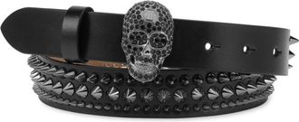 Philipp Plein Cintura Skull - Nero