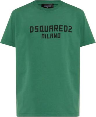 Dsquared2 Hombre, Camisetas, Verde, Talla: S