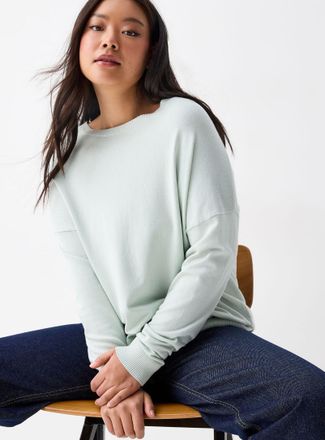 Twik Womens Crew-neck loose sweater