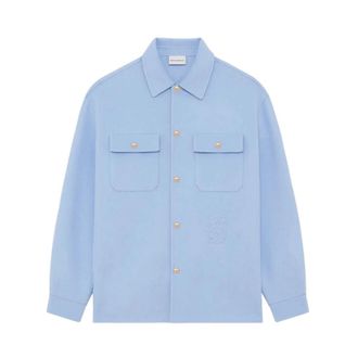 Dr&ocirc;le de Monsieur Light Jackets, male, Blue, Size: M La Surchemise Laine