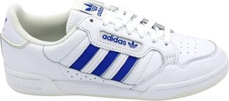 adidas Gestreepte Leren Sneakers Rubberen Zool - Heren - Skateschoenen - Wit - 45 1/3 EU - Fitness