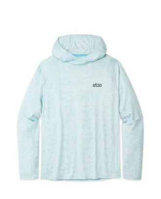 Stio | Mens Hylas Hooded Pullover, Size Extra Extra Extra Large in Windchill Clouds