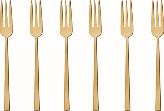 Sambonet Kuchengabel »Rock 6 Stück«