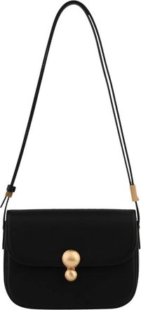 Pourchet Intro Crossbody Tas - Dames - Schoudertassen - Zwart - ONE Size - Leer - Tassen