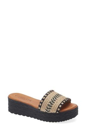 Cordani Brylee Platform Sandal in Black at Nordstrom, Size 5.5Us