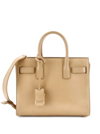 Saint Laurent Sac de Jour Bag Leather Nano tote bag - Toni neutri