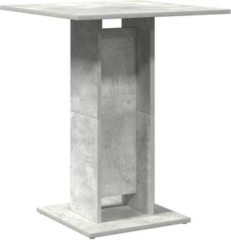 vidaXL Vidaxl - Mesa de bistró de madera contrachapada gris 60x60x75 cm