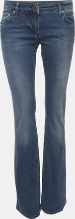 Roberto Cavalli Blue Denim Straight Fit Jeans M/waist