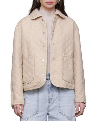 Avec Les Filles Diamond Quilted Jacket