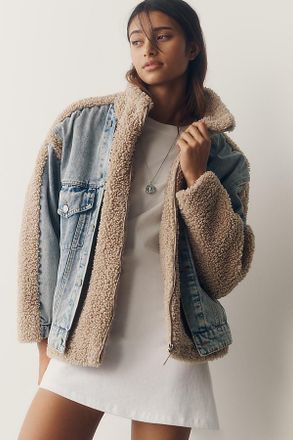 Blank NYC Fuzzy Wuzzy Denim Jacket