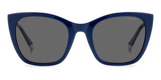 Polaroid PLD 4144/S/X Polarized PJP/M9 Womens Sunglasses Blue Size 52