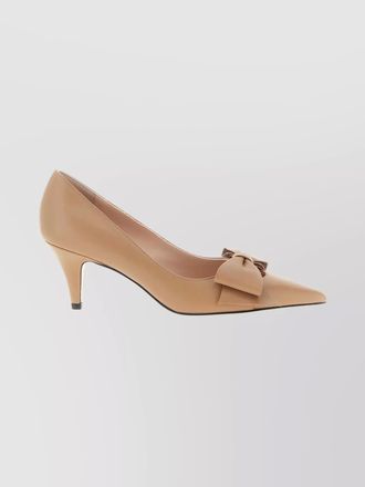 Valentino Garavani leather bowow pumps