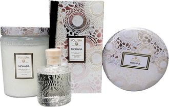 Voluspa Mokara Candle & Diffuser Trio