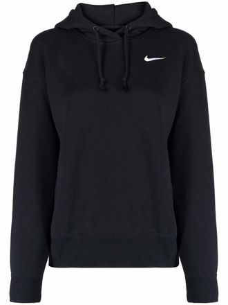 Nike Hoodie met geborduurd logo - Zwart