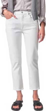 Citizens Of Humanity Isola Straight Leg Crop Jeans In Wildflower