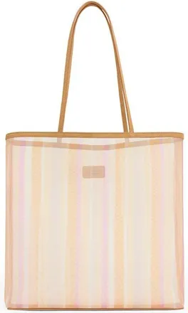 Mansur Gavriel Large Filo Stripe Mesh Tote in Sunset Multi at Nordstrom