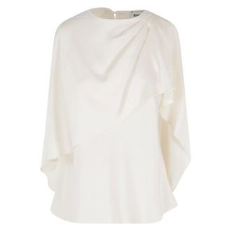 SIMKHAI Blouses, female, White, Size: XS Eliora Cape Blouse