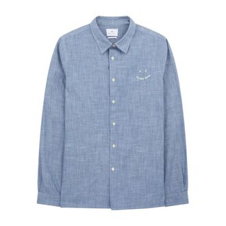 Paul Smith Hemd - Heren - Overhemden - Blauw - Maat: M
