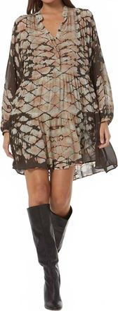 Young Fabulous & Broke Halo Mini Dress In Cork Boa Wash