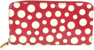 Louis Vuitton Pre-owned Long wallet (bi-fold) - Dames - Vintage Accessoires - Rood - ONE Size - Leer - Vintage