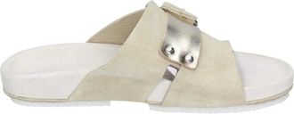 Moma Su&egrave;de Slippers - Dames - Sandalen - Beige - 37 EU - Su&egrave;de - Schoenen