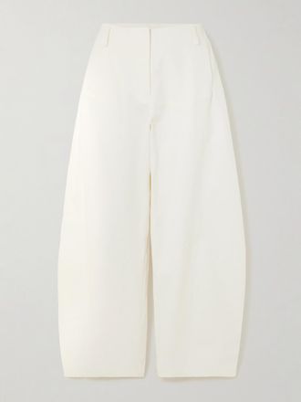 Esse Studios Jeans Barrel A Vita Alta Meki Cocoon - Ecru