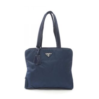 Prada Blue Nylon Tote Bag (Pre-Owned)