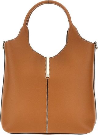 Tod's Leather small Tote shopping bag Woman One Size