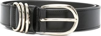 Patrizia Pepe leather belt - women - Calf Leather - M - Black