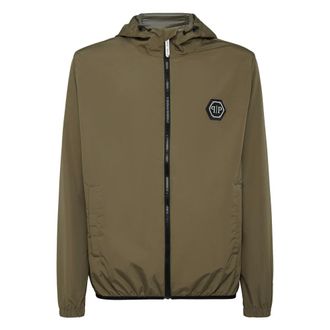 Philipp Plein Heren, Jassen, Groen, Maat: 3XL Nylon