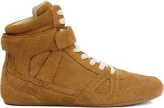 Isabel Marant Senny high-top leren sneakers - Bruin