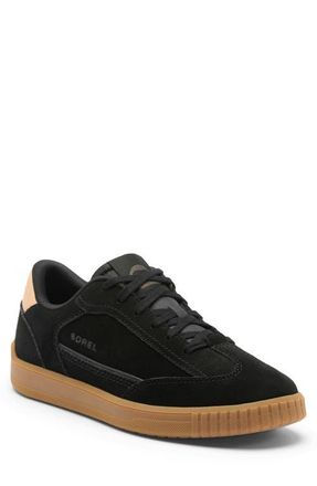 Sorel Ona Drift Lace-Up Sneaker in Black/Sea Salt at Nordstrom, Size 11.5