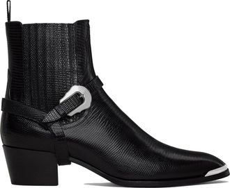 Celine Western Chelsea Isaac Harness Boots
