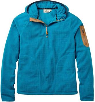 Passenger Forestscape Recycled Fleece Hoodie Fleecepullover f&uuml;r Herren | blau